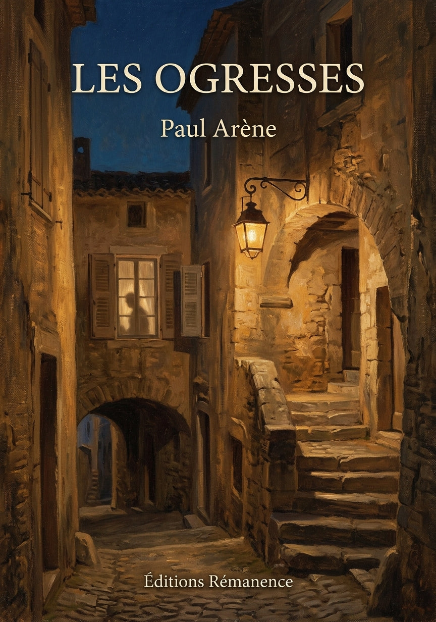 Livre Les Ogresses par Paul Arène - Couverture - Editions Remanence