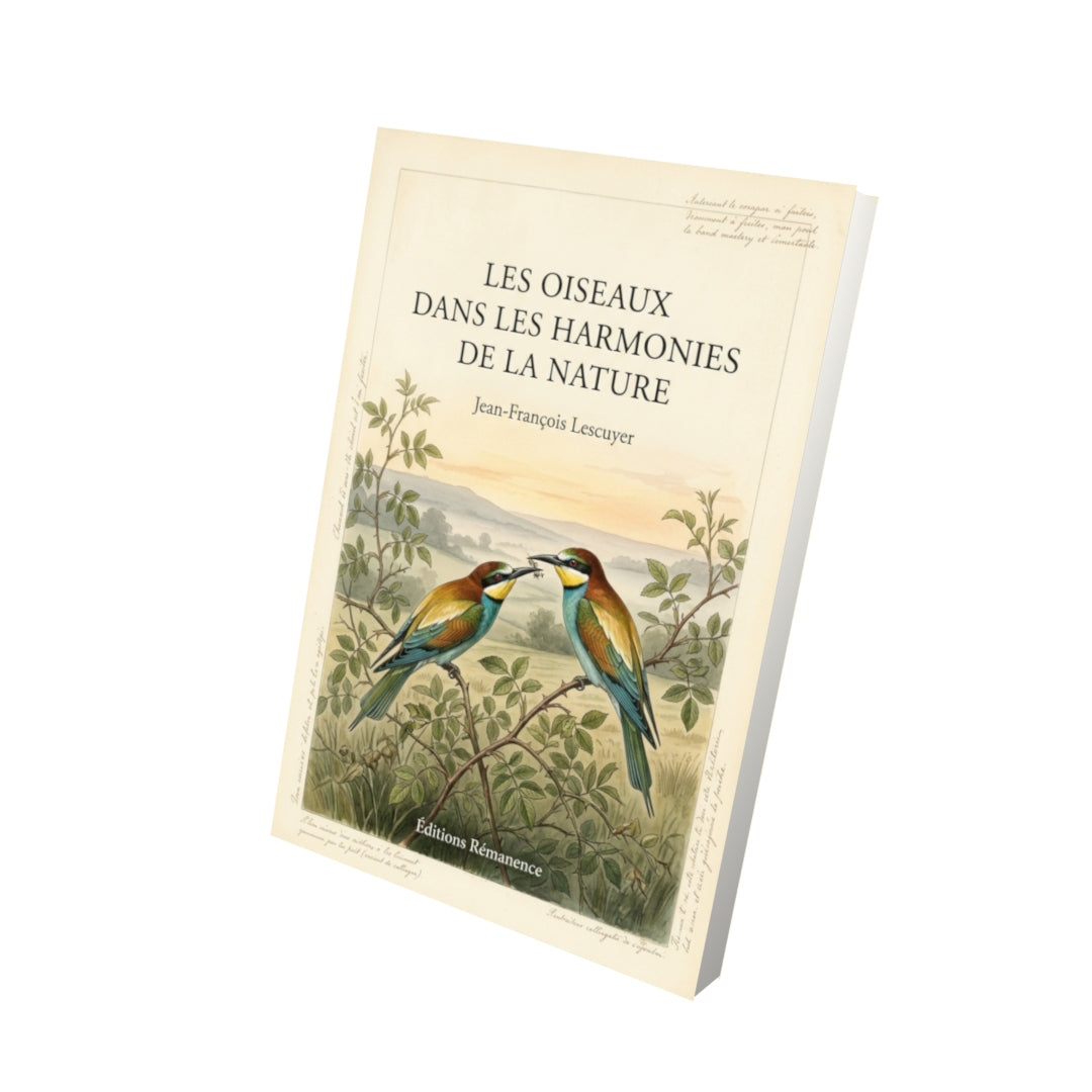 Livre Les oiseaux dans les harmonies de la nature par Jean-François Lescuyer - Vue 3D - Editions Remanence