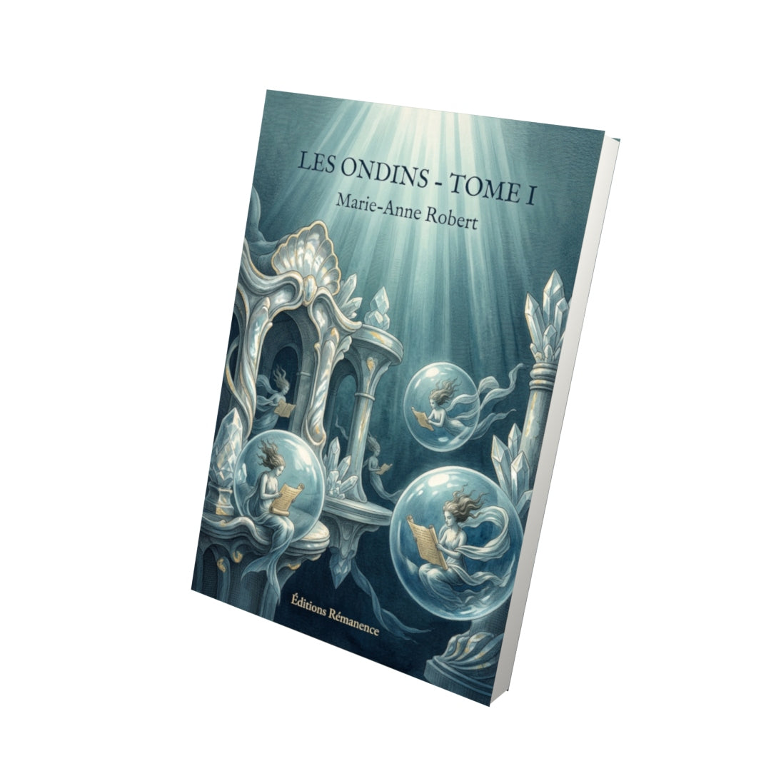 Livre Les Ondins - Tome I par Marie-Anne Robert - Vue 3D - Editions Remanence