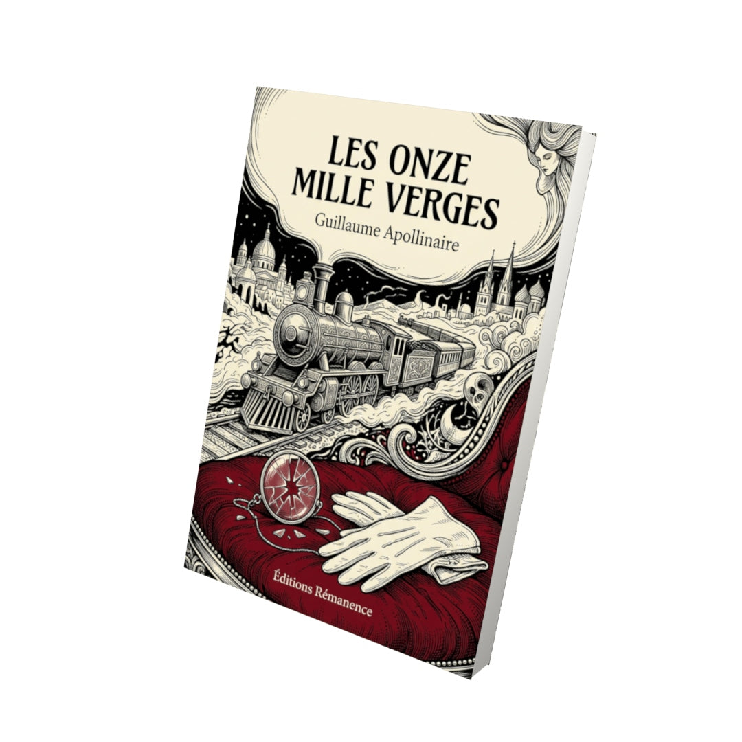 Livre Les Onze mille verges par Guillaume Apollinaire - Vue 3D - Editions Remanence