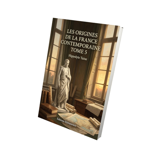 Livre Les origines de la France contemporaine Tome 5 - Hippolyte Taine - Vue 3D - Editions Remanence