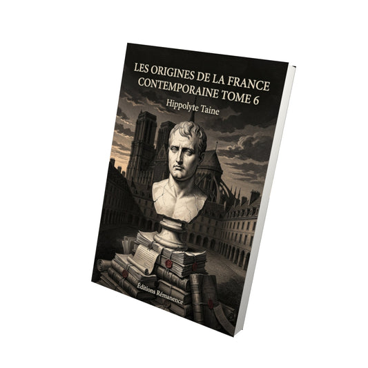 Livre Les origines de la France contemporaine Tome 6 - Hippolyte Taine - Vue 3D - Editions Remanence