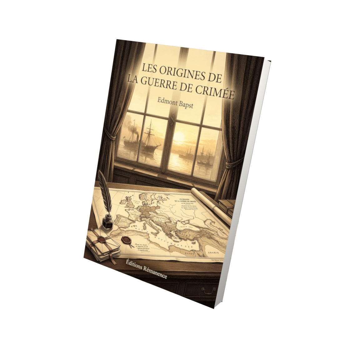 Livre Les origines de la guerre de Crimée par Edmont Bapst - Vue 3D - Editions Remanence