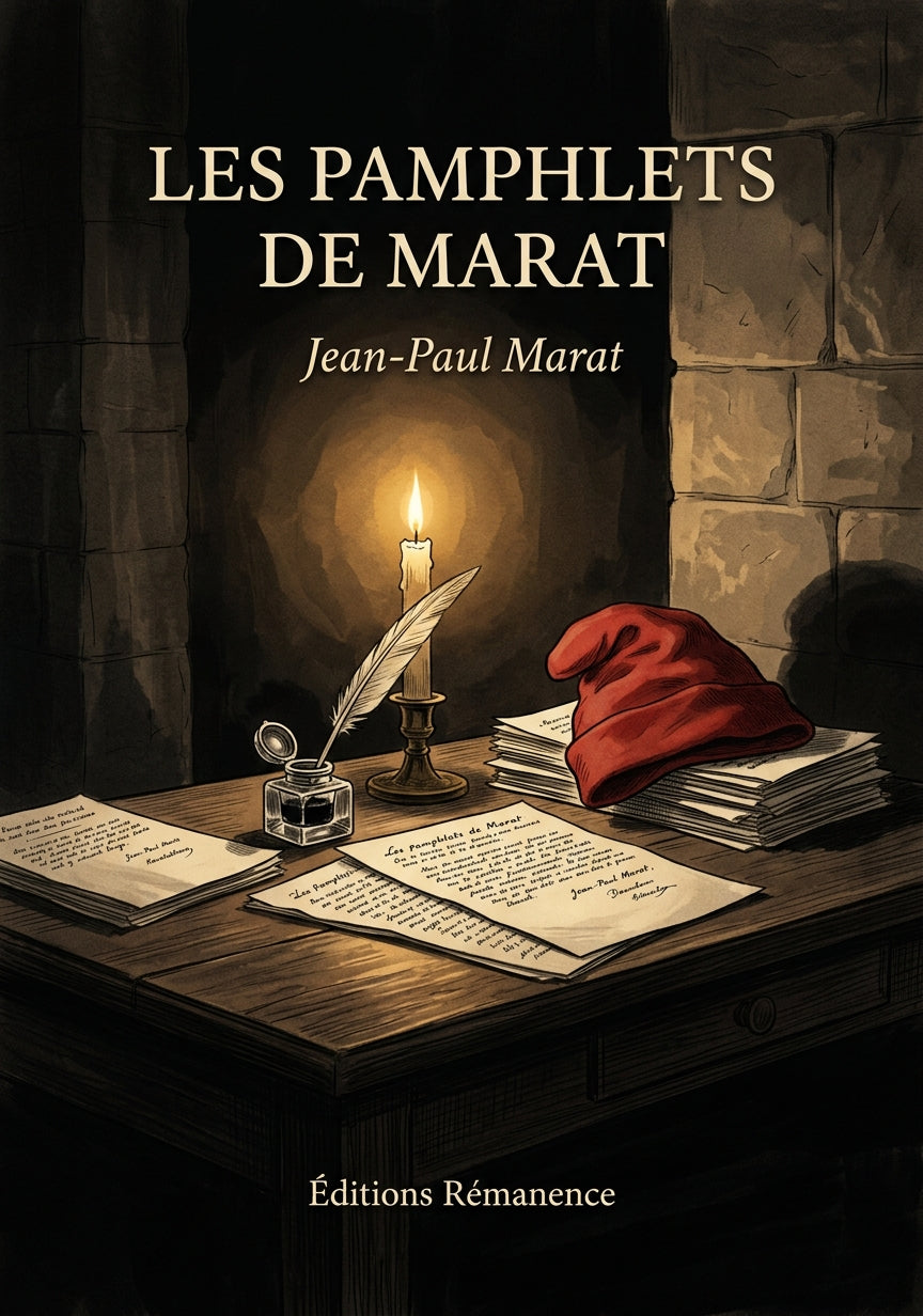 Livre Les Pamphlets de Marat par Jean-Paul Marat - Couverture - Editions Remanence