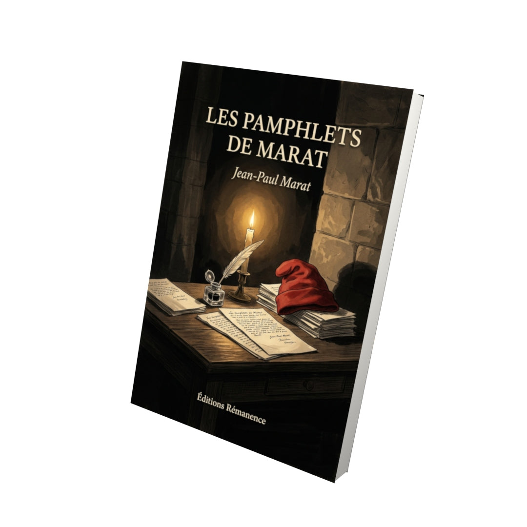 Livre Les Pamphlets de Marat par Jean-Paul Marat - Vue 3D - Editions Remanence