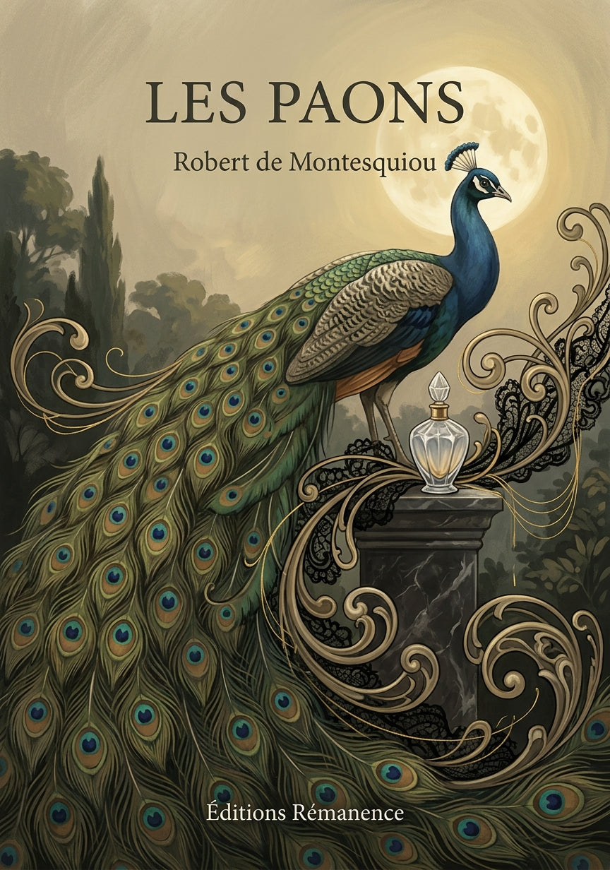 Livre Les Paons par Robert de Montesquiou - Couverture - Editions Remanence