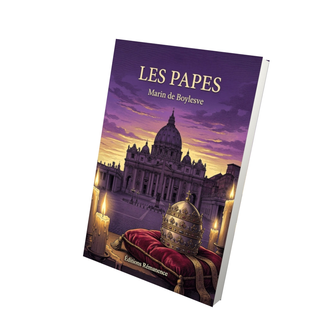 Livre Les papes - Marin de Boylesve - Vue 3D - Editions Remanence