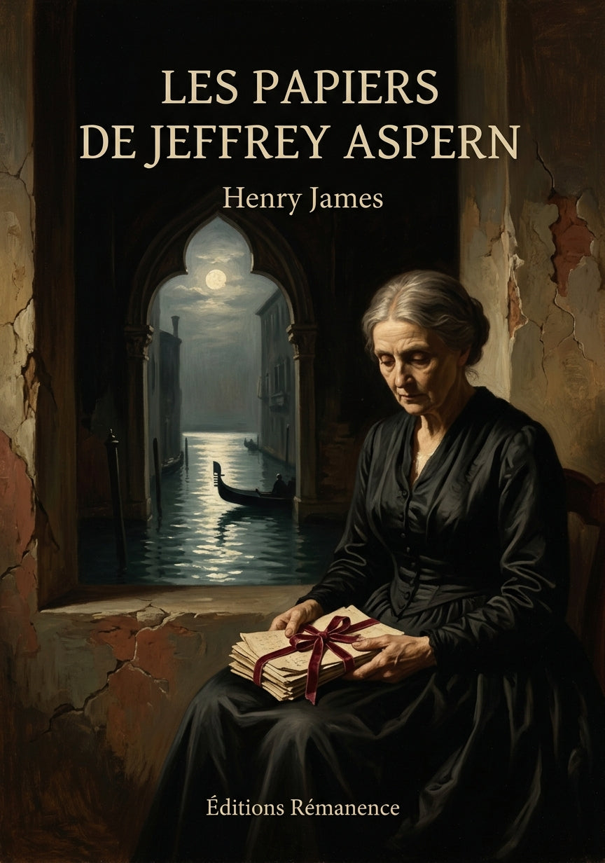 Livre Les Papiers de Jeffrey Aspern par Henry James - Couverture - Editions Remanence
