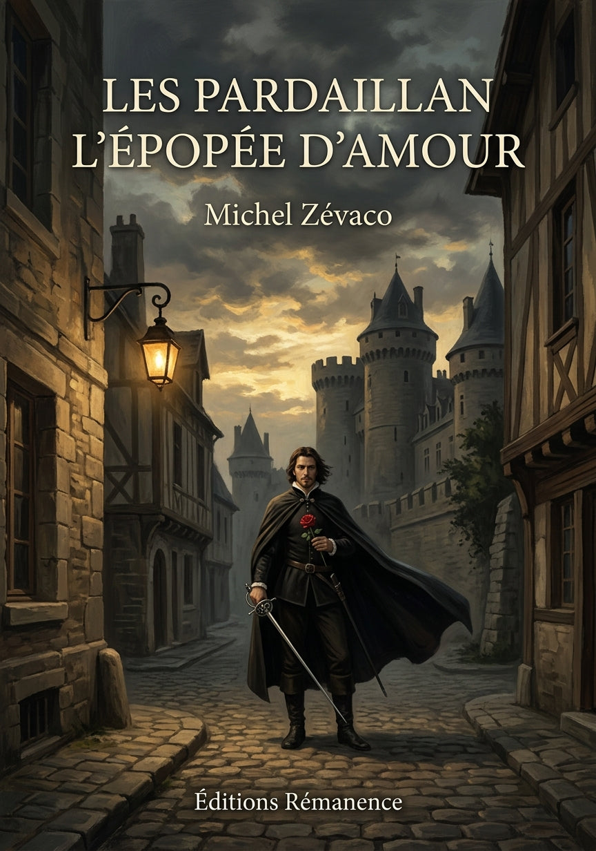 Livre Les PardaillanL’Épopée d’amour par Michel Zévaco - Couverture - Editions Remanence