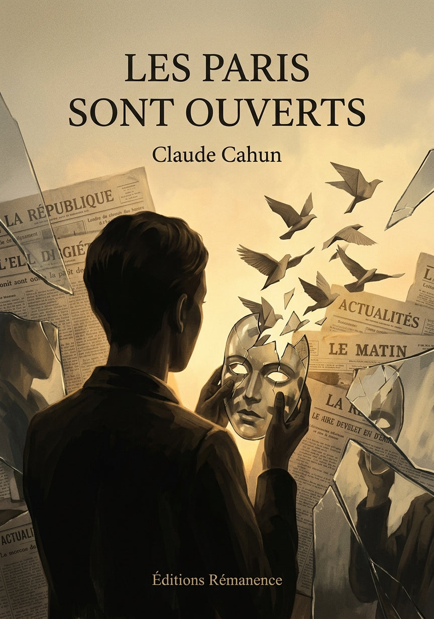 Livre Les Paris sont ouverts par Claude Cahun - Couverture - Editions Remanence