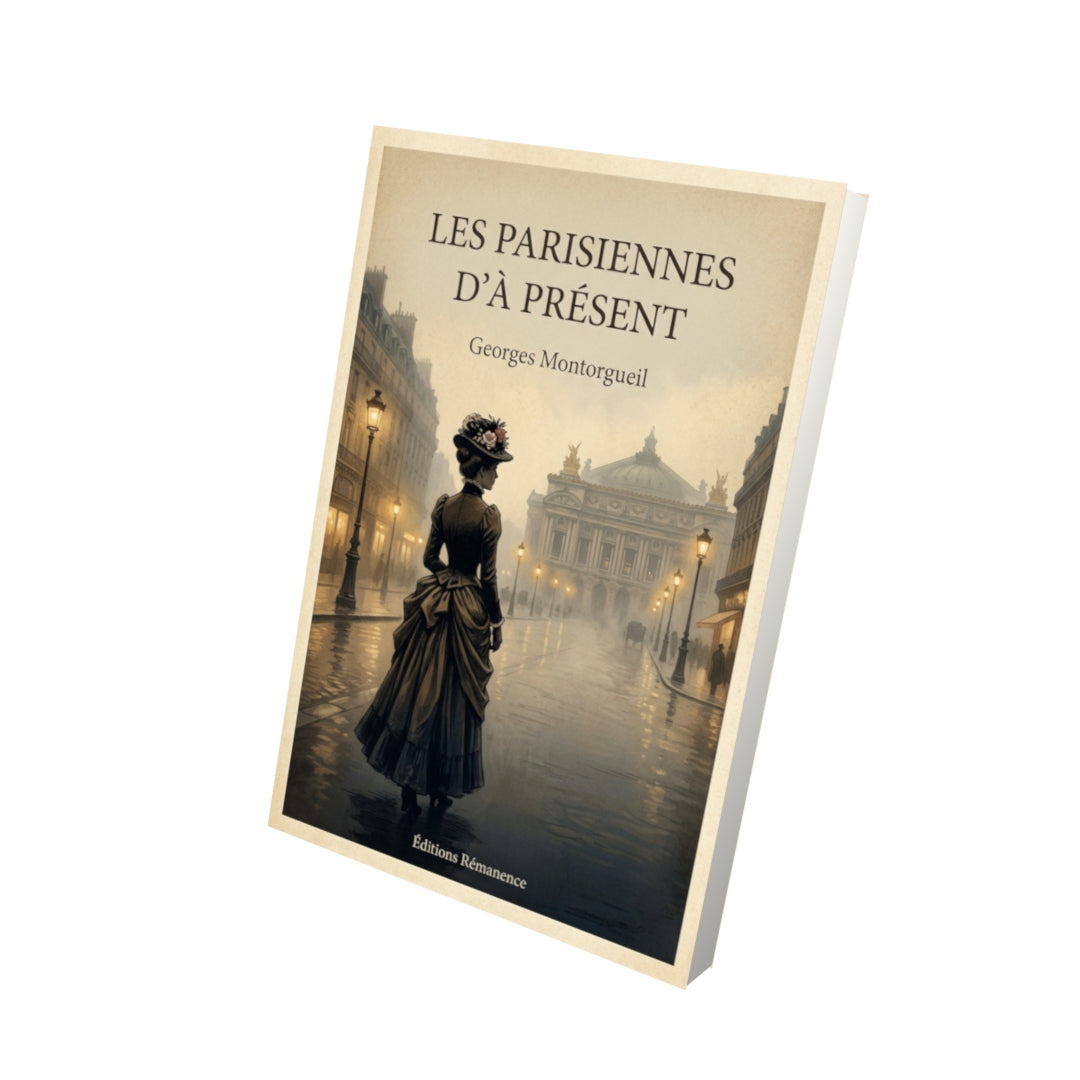 Livre Les Parisiennes d'à présent - Georges Montorgueil - Vue 3D - Editions Remanence