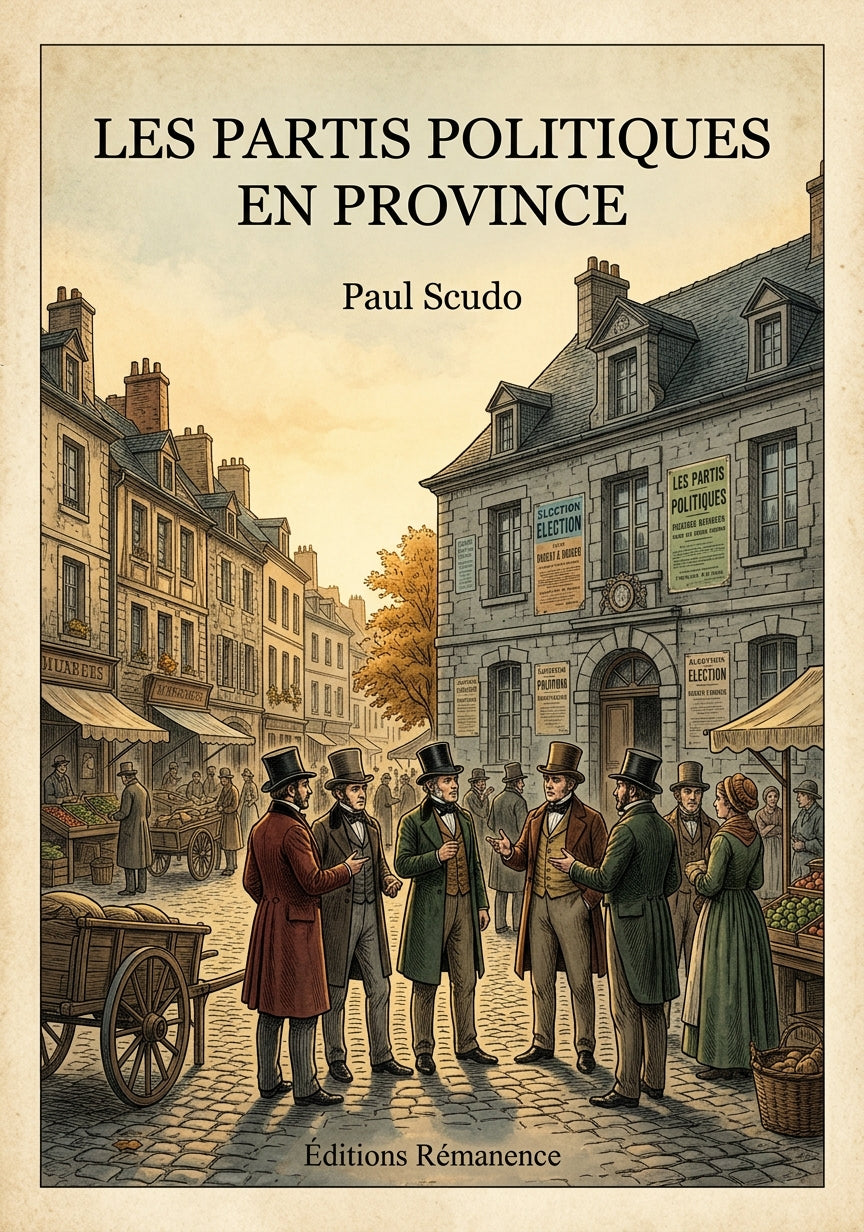 Les partis politiques en Province - Paul Scudo (Couverture)