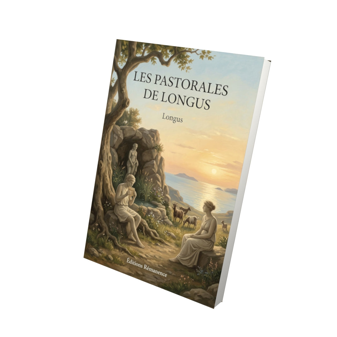 Livre Les Pastorales de Longus par Longus - Vue 3D - Editions Remanence