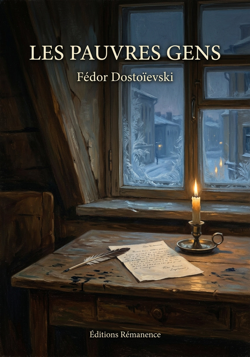 Livre Les Pauvres Gens par Fédor Dostoïevski - Couverture - Editions Remanence