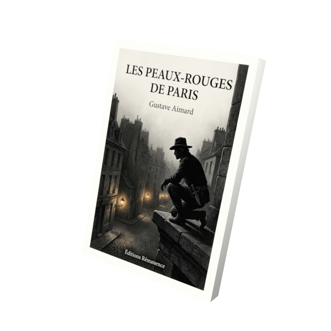 Livre Les Peaux-Rouges de Paris par Gustave Aimard - Vue 3D - Editions Remanence