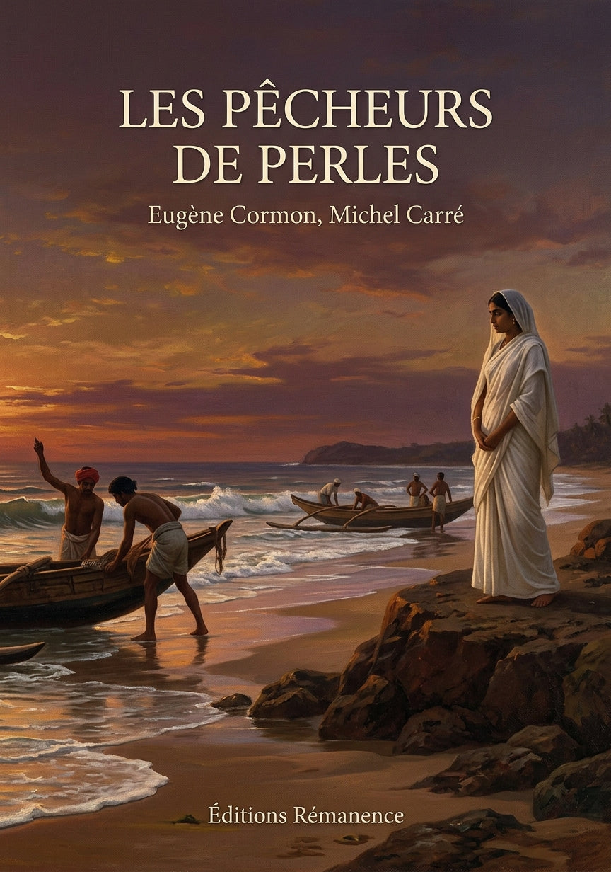 Livre Les Pêcheurs de perles par Eugène Cormon, Michel Carré - Couverture - Editions Remanence