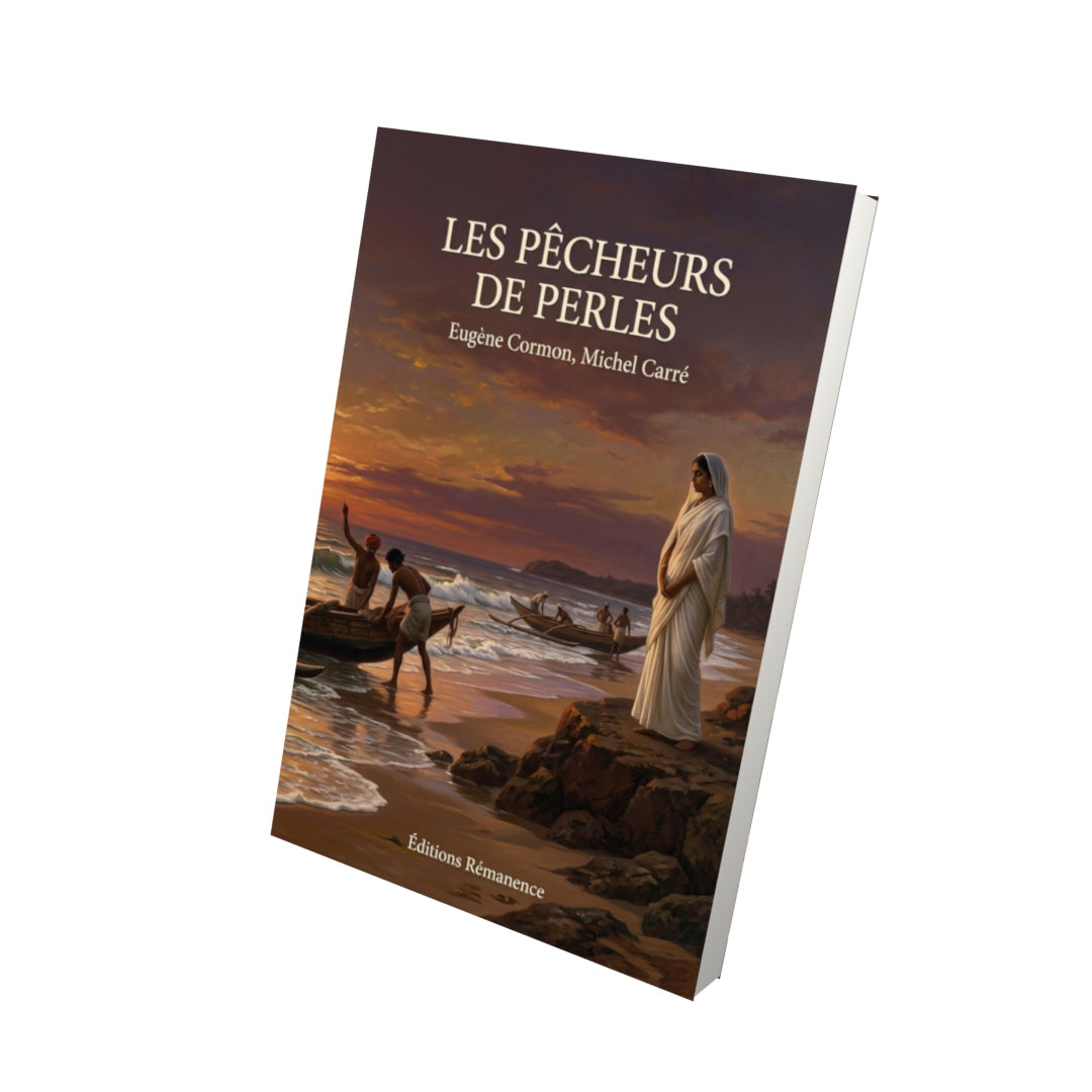 Livre Les Pêcheurs de perles par Eugène Cormon, Michel Carré - Vue 3D - Editions Remanence