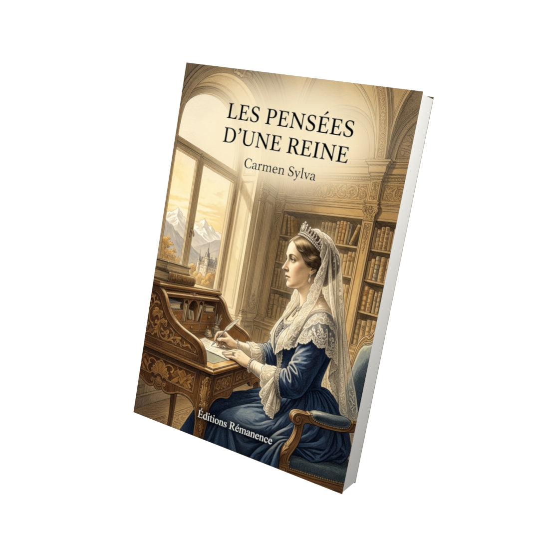 Livre Les Pensées d’une reine par Carmen Sylva - Vue 3D - Editions Remanence