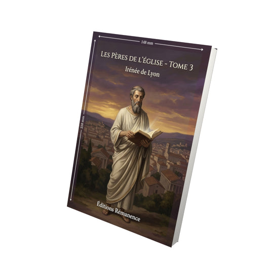 Livre Les Pères de l’Église - Tome 3 par Irénée de Lyon - Vue 3D - Editions Remanence