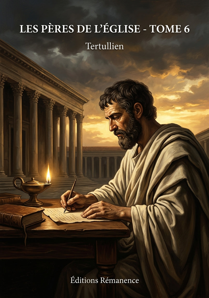 Livre Les Pères de l’Église - Tome 6 par Tertullien - Couverture - Editions Remanence