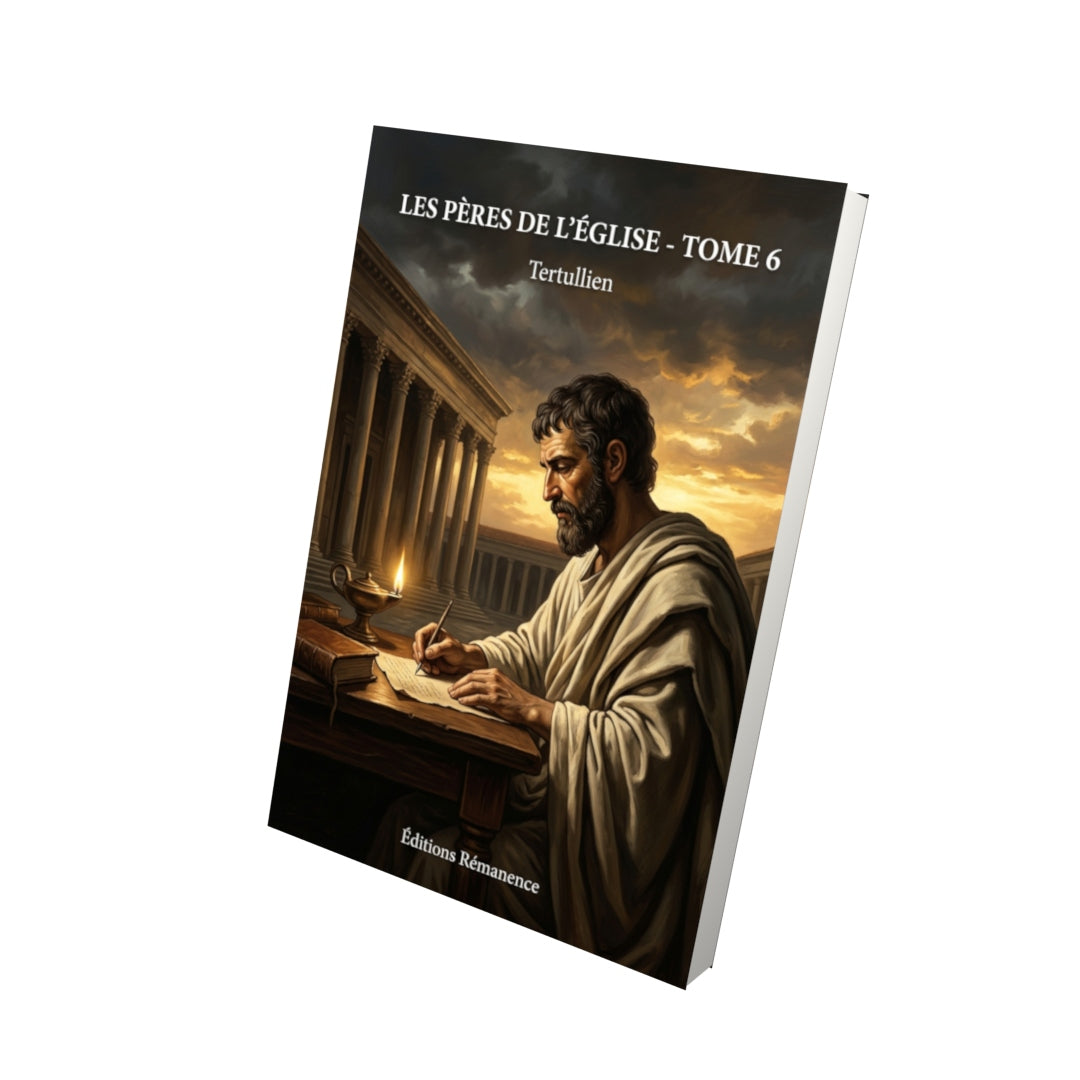 Livre Les Pères de l’Église - Tome 6 par Tertullien - Vue 3D - Editions Remanence