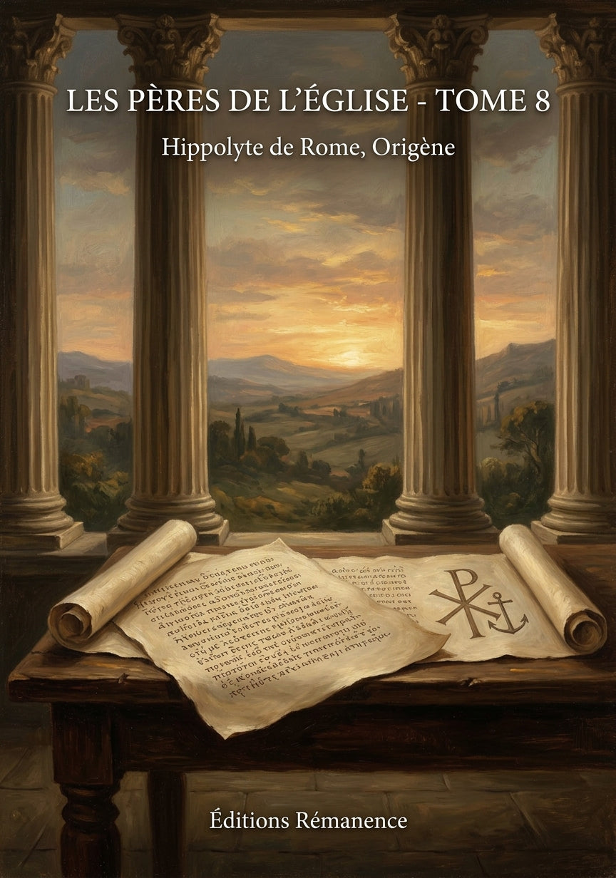 Livre Les Pères de l’Église - Tome 8 par Hippolyte de Rome, Origène - Couverture - Editions Remanence