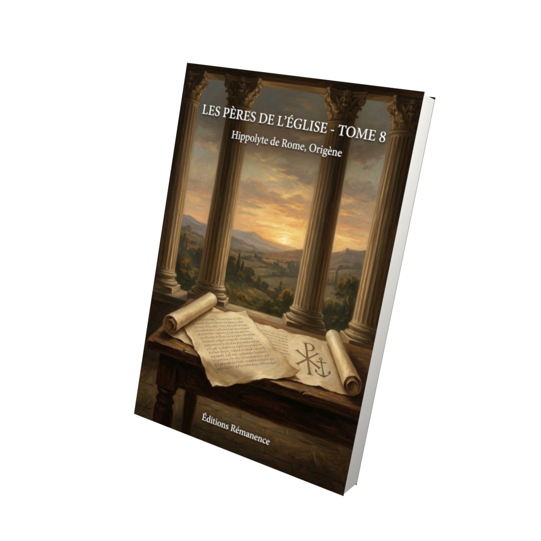 Livre Les Pères de l’Église - Tome 8 par Hippolyte de Rome, Origène - Vue 3D - Editions Remanence
