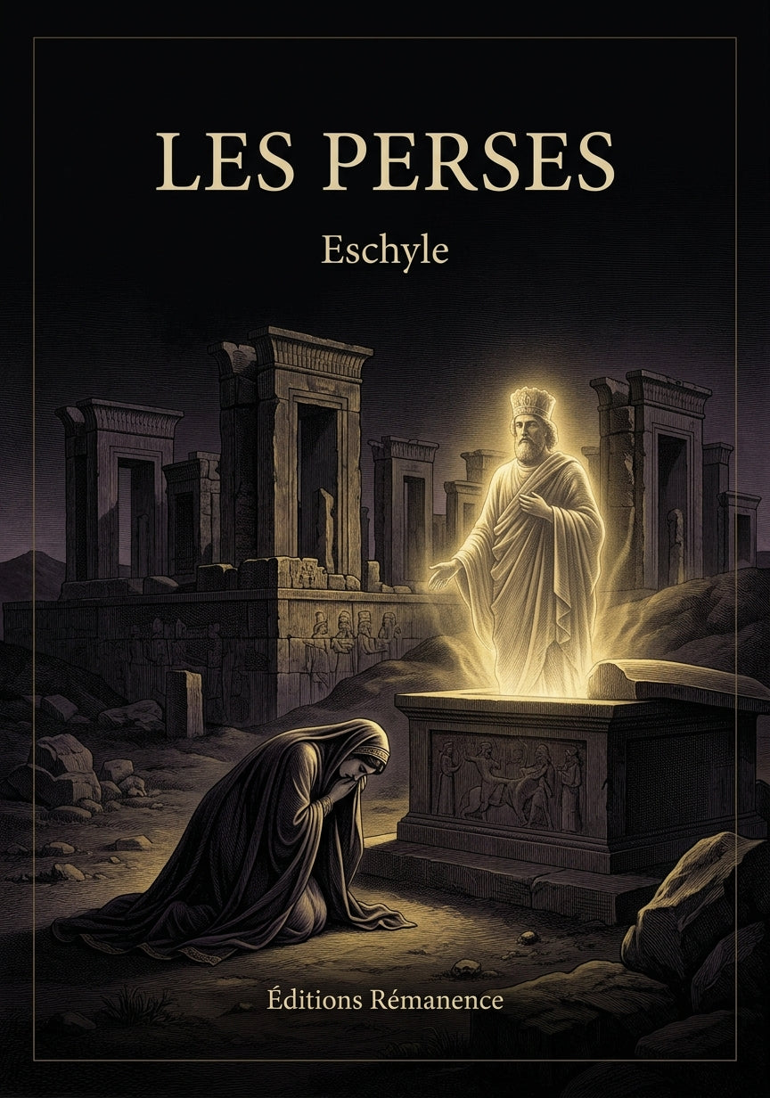 Livre Les Perses par Eschyle - Couverture - Editions Remanence