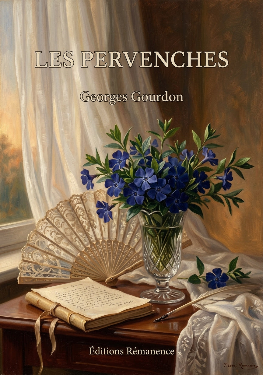 Livre Les Pervenches par Georges Gourdon - Couverture - Editions Remanence