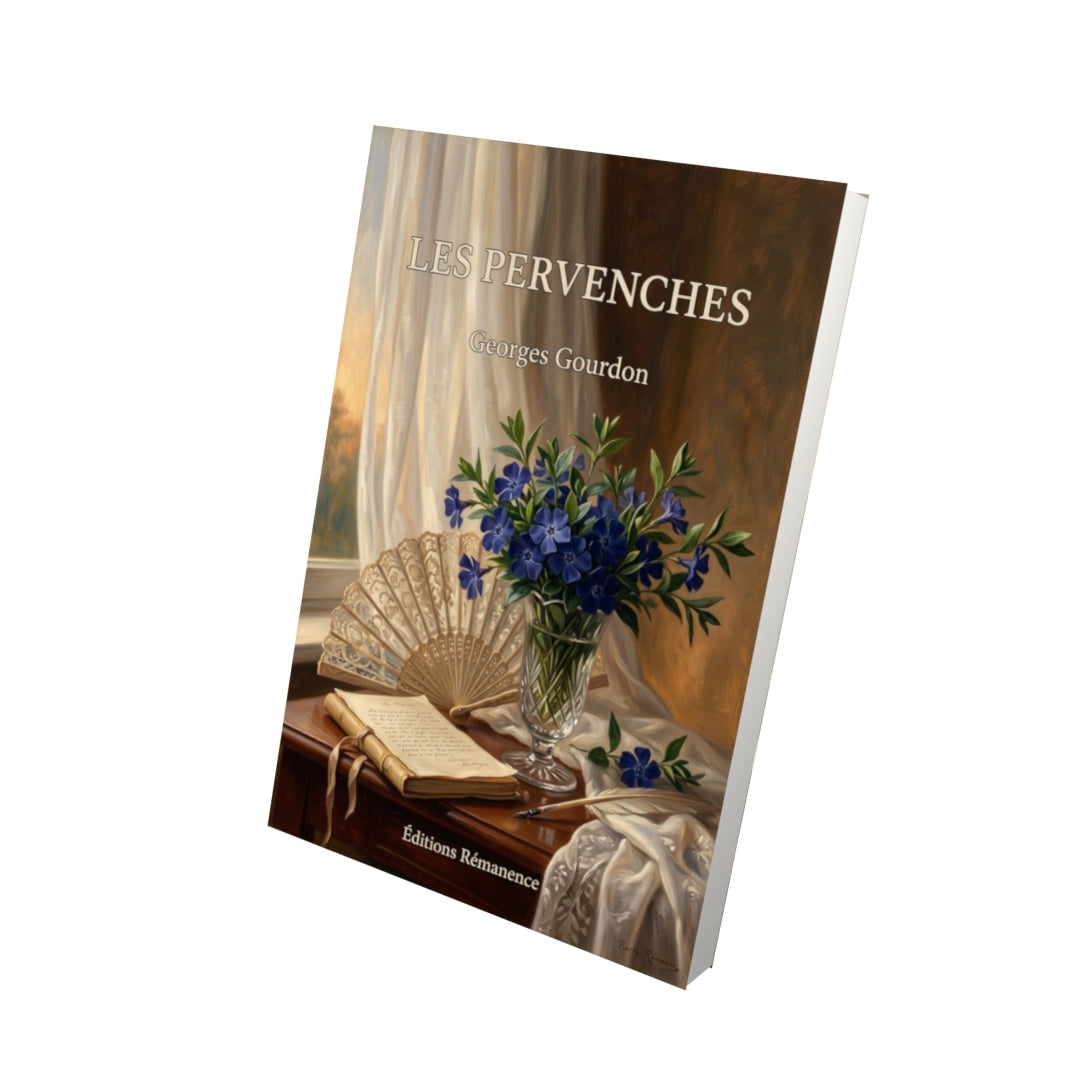 Livre Les Pervenches par Georges Gourdon - Vue 3D - Editions Remanence