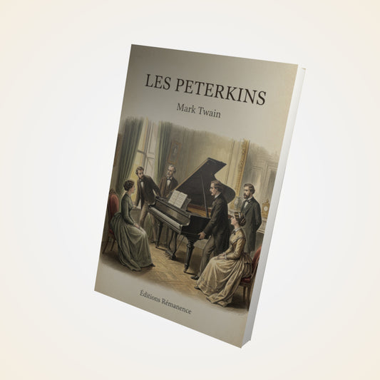 Livre Les Peterkins - Mark Twain - Couverture 3D