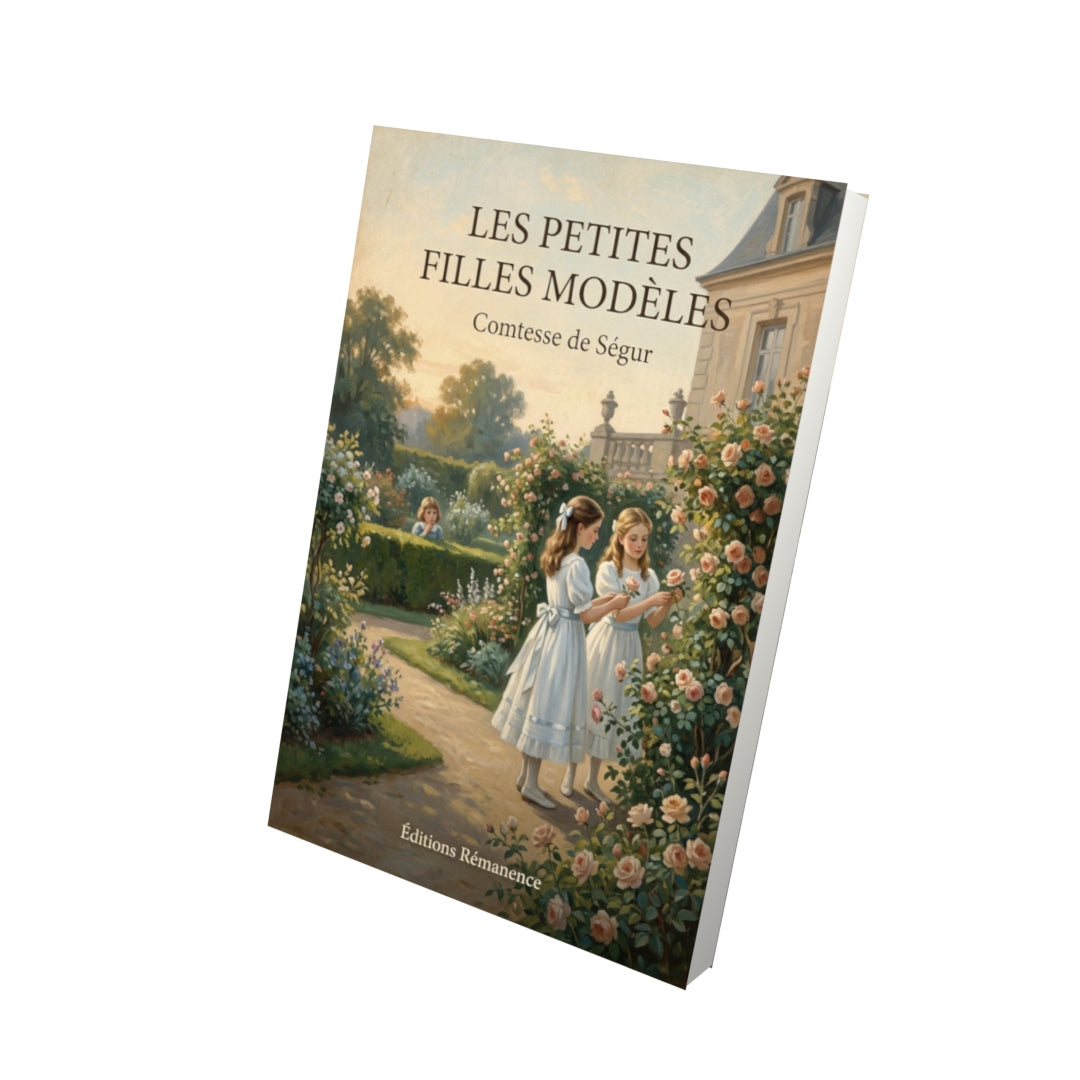 Livre Les petites filles modèles - Comtesse de Ségur - Vue 3D - Editions Remanence