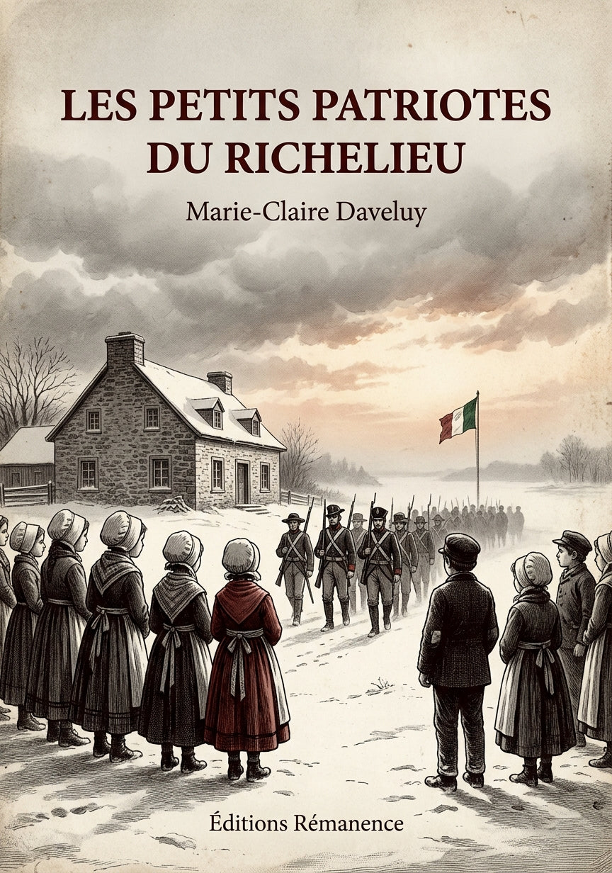 Livre Les petits Patriotes du Richelieu par Marie-Claire Daveluy - Couverture - Editions Remanence
