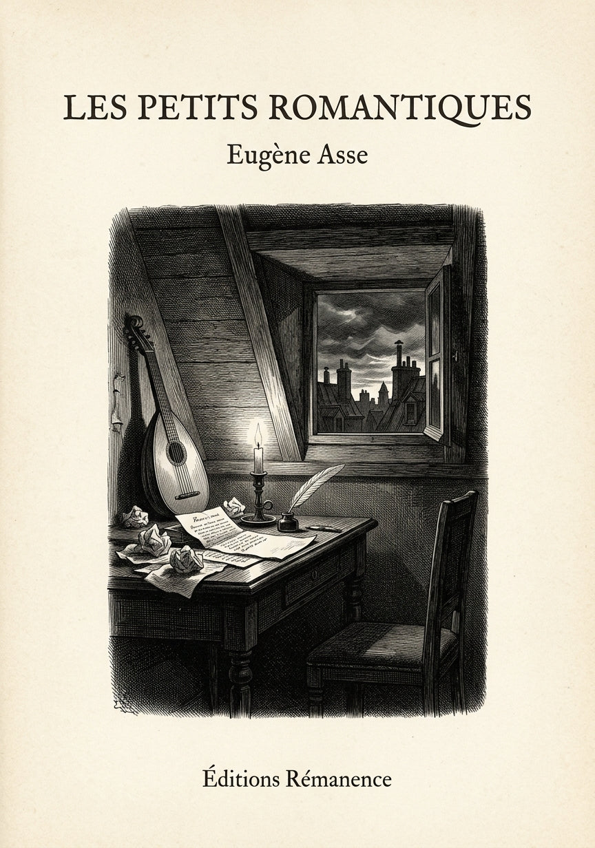 Livre Les Petits Romantiques par Eugène Asse - Couverture - Editions Remanence