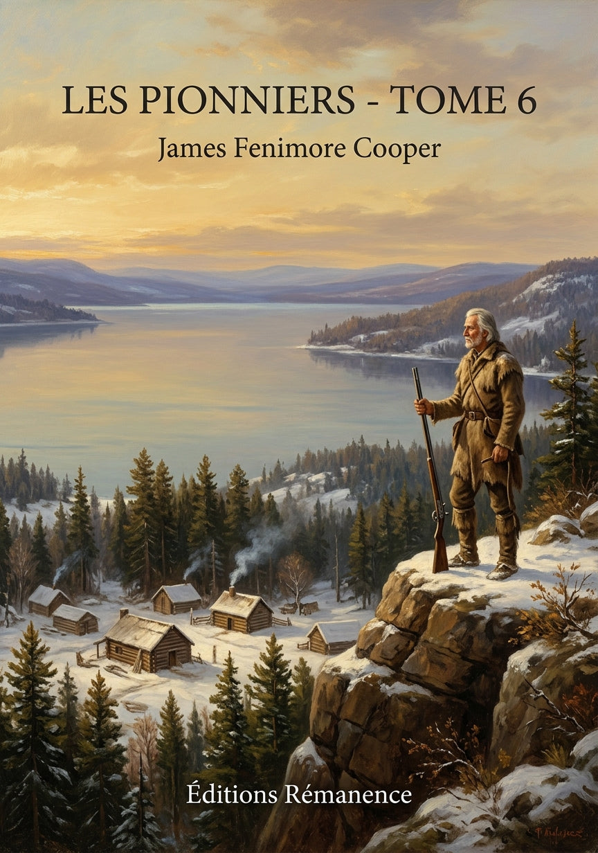 Livre Les Pionniers - Tome 6 par James Fenimore Cooper - Couverture - Editions Remanence