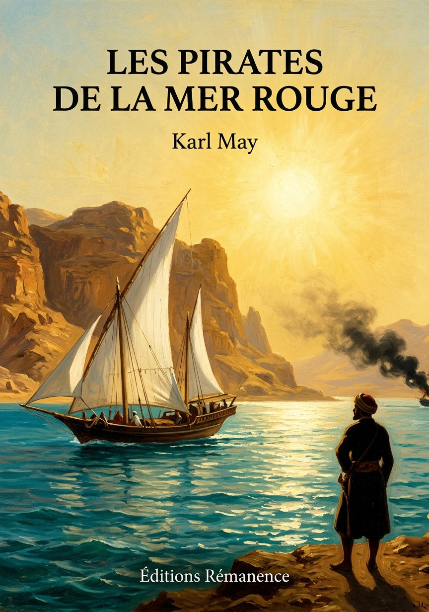 Livre Les Pirates de la mer Rouge par Karl May - Couverture - Editions Remanence