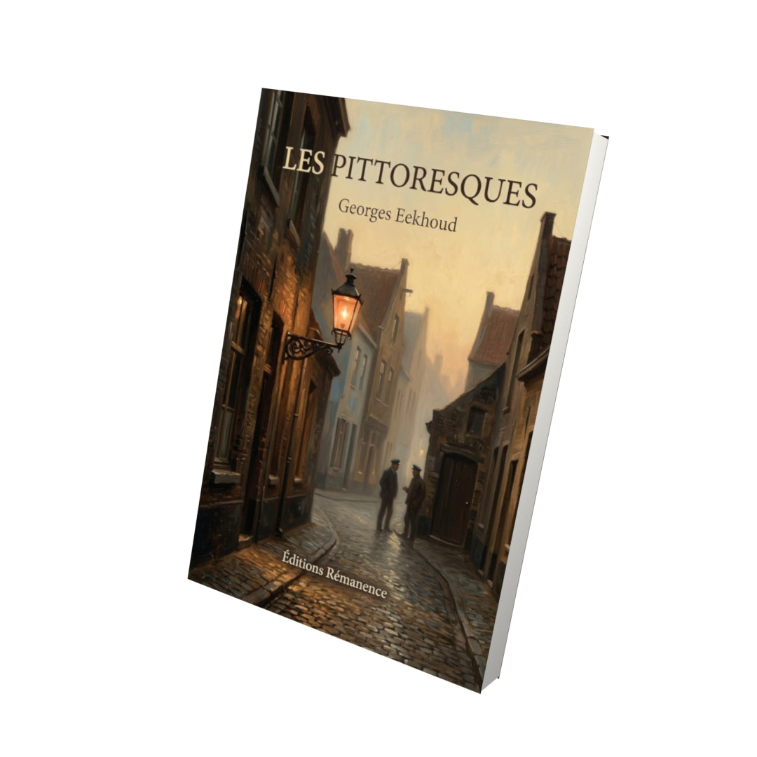 Livre Les Pittoresques par Georges Eekhoud - Vue 3D - Editions Remanence