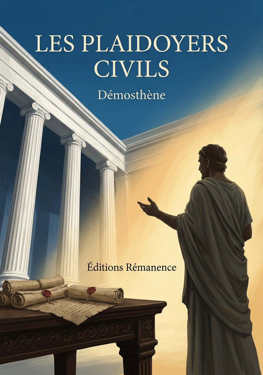 Livre Les Plaidoyers civils par Démosthène - Couverture - Editions Remanence