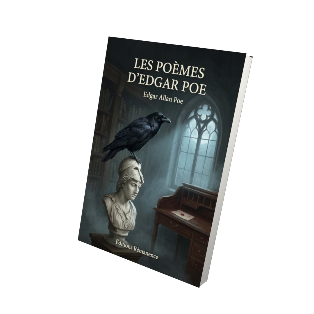 Livre Les Poèmes d’Edgar Poe par Edgar Allan Poe - Vue 3D - Editions Remanence