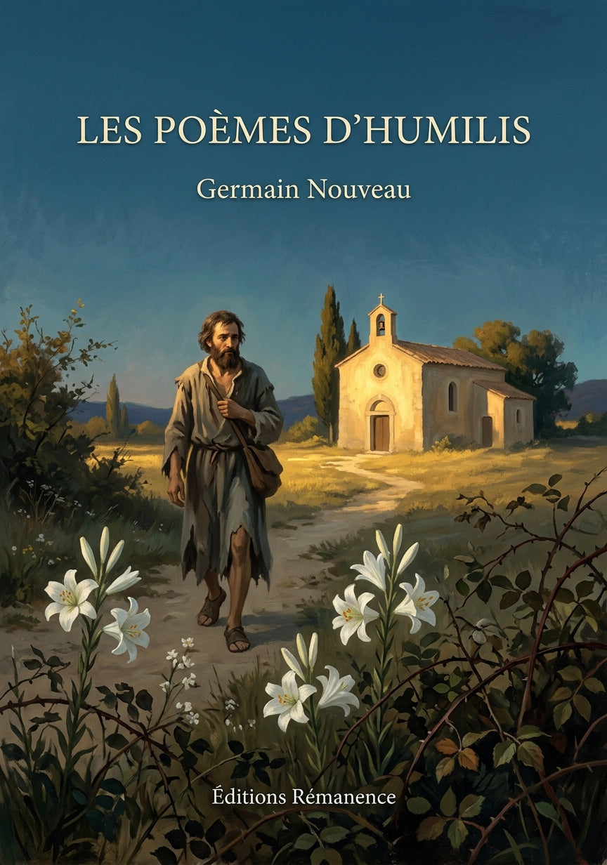 Livre Les Poèmes d’Humilis par Germain Nouveau - Couverture - Editions Remanence