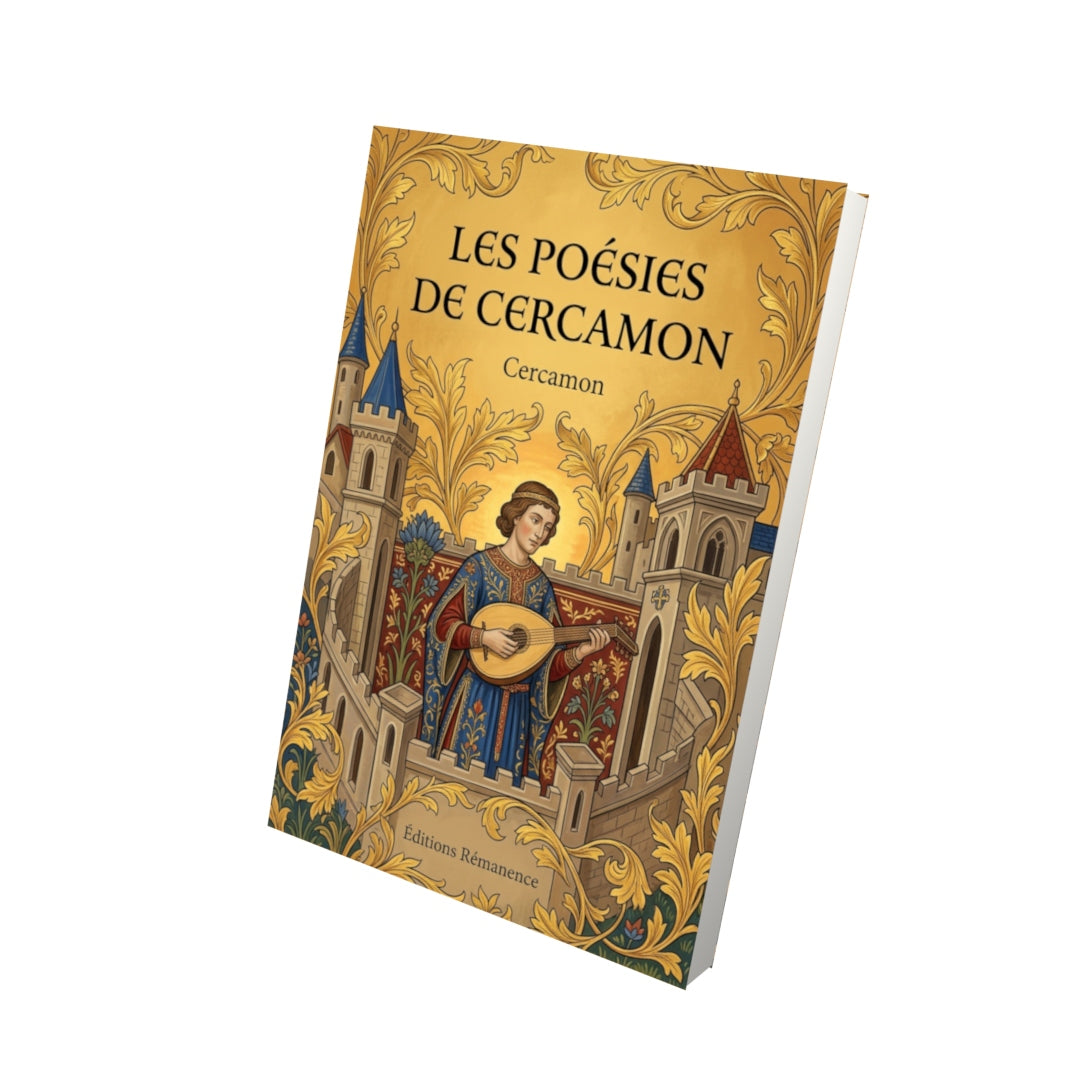 Livre Les Poésies de Cercamon par Cercamon - Vue 3D - Editions Remanence