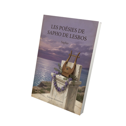 Livre Les poésies de Sapho de Lesbos - Sapho - Vue 3D - Editions Remanence