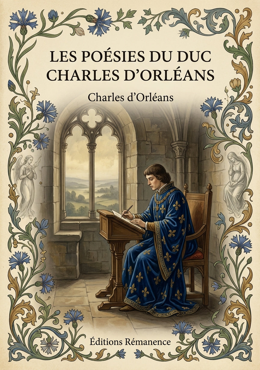 Livre Les poésies du duc Charles d'Orléans par Charles d’Orléans - Couverture - Editions Remanence