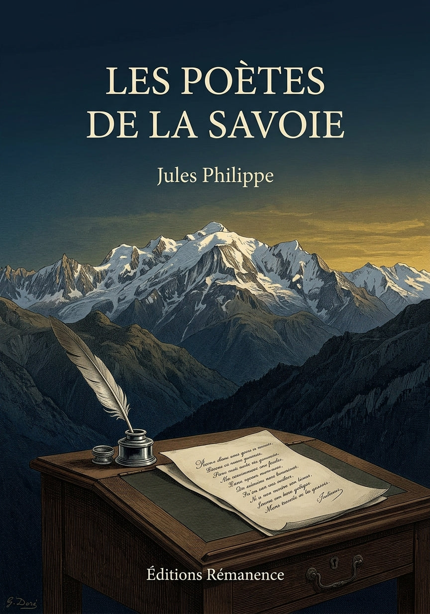 Livre Les Poètes de la Savoie par Jules Philippe - Couverture - Editions Remanence