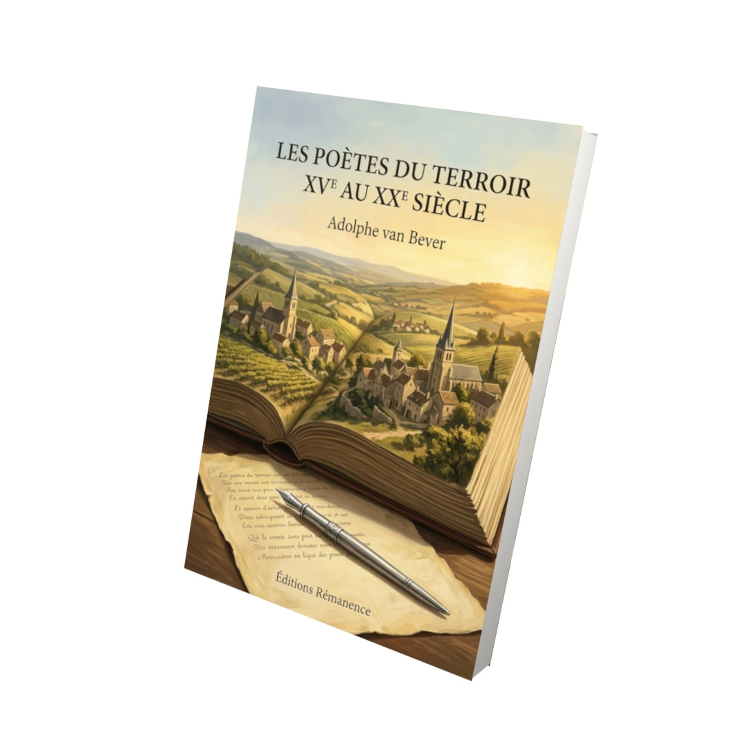 Livre Les Poètes du terroir XVe au XXe siècle par Adolphe van Bever - Vue 3D - Editions Remanence
