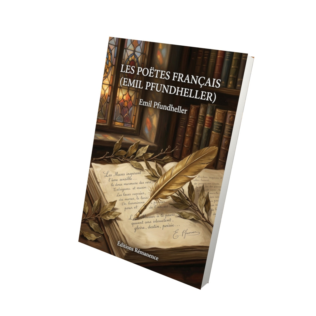 Livre Les Poëtes français (Emil Pfundheller) par Emil Pfundheller - Vue 3D - Editions Remanence