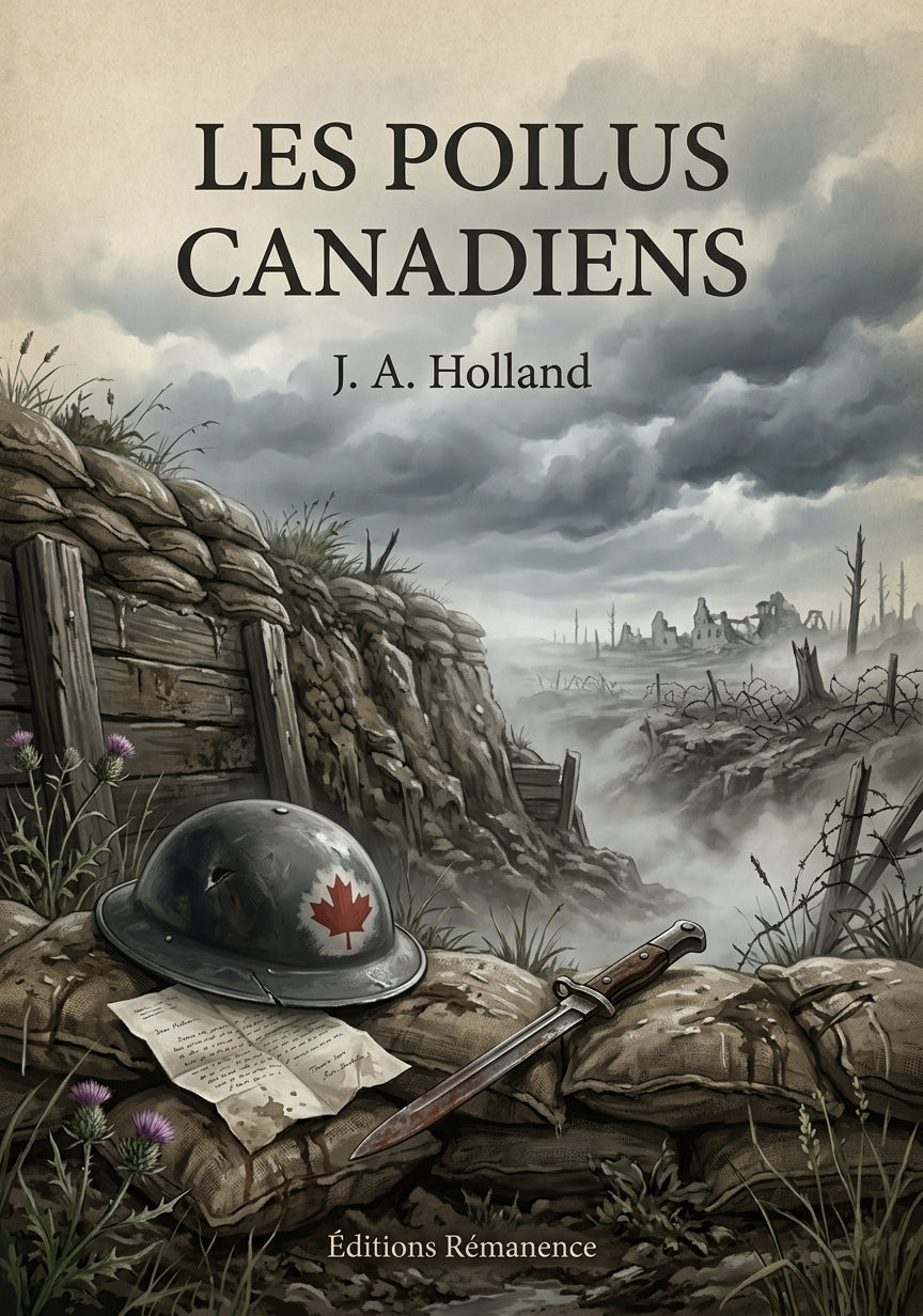 Les poilus canadiens - J. A. Holland (Couverture)
