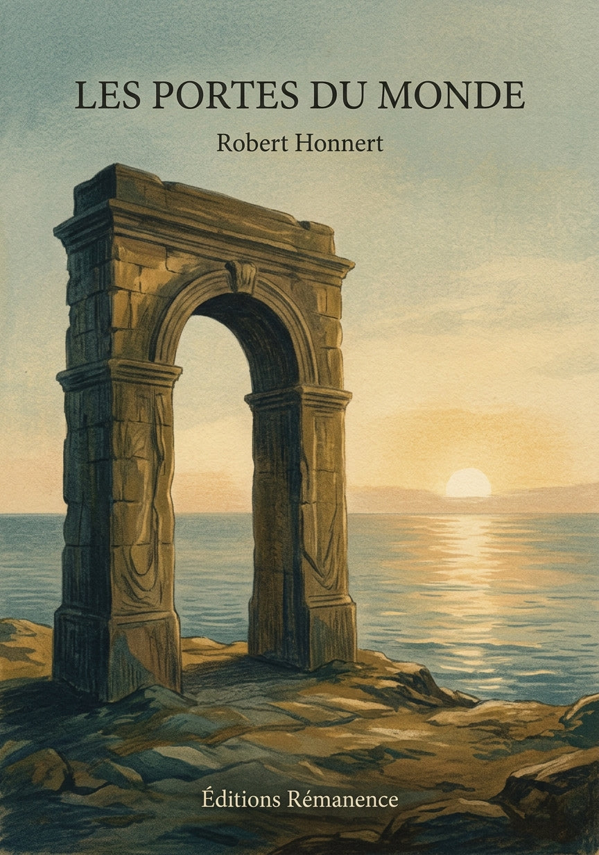 Livre Les portes du monde par Robert Honnert - Couverture - Editions Remanence