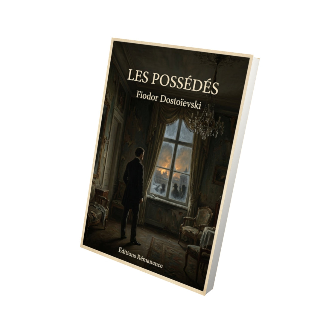Livre Les possédés - Fiodor Dostoïevski - Vue 3D - Editions Remanence
