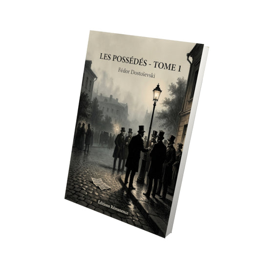 Livre Les Possédés - Tome 1 par Fédor Dostoïevski - Vue 3D - Editions Remanence